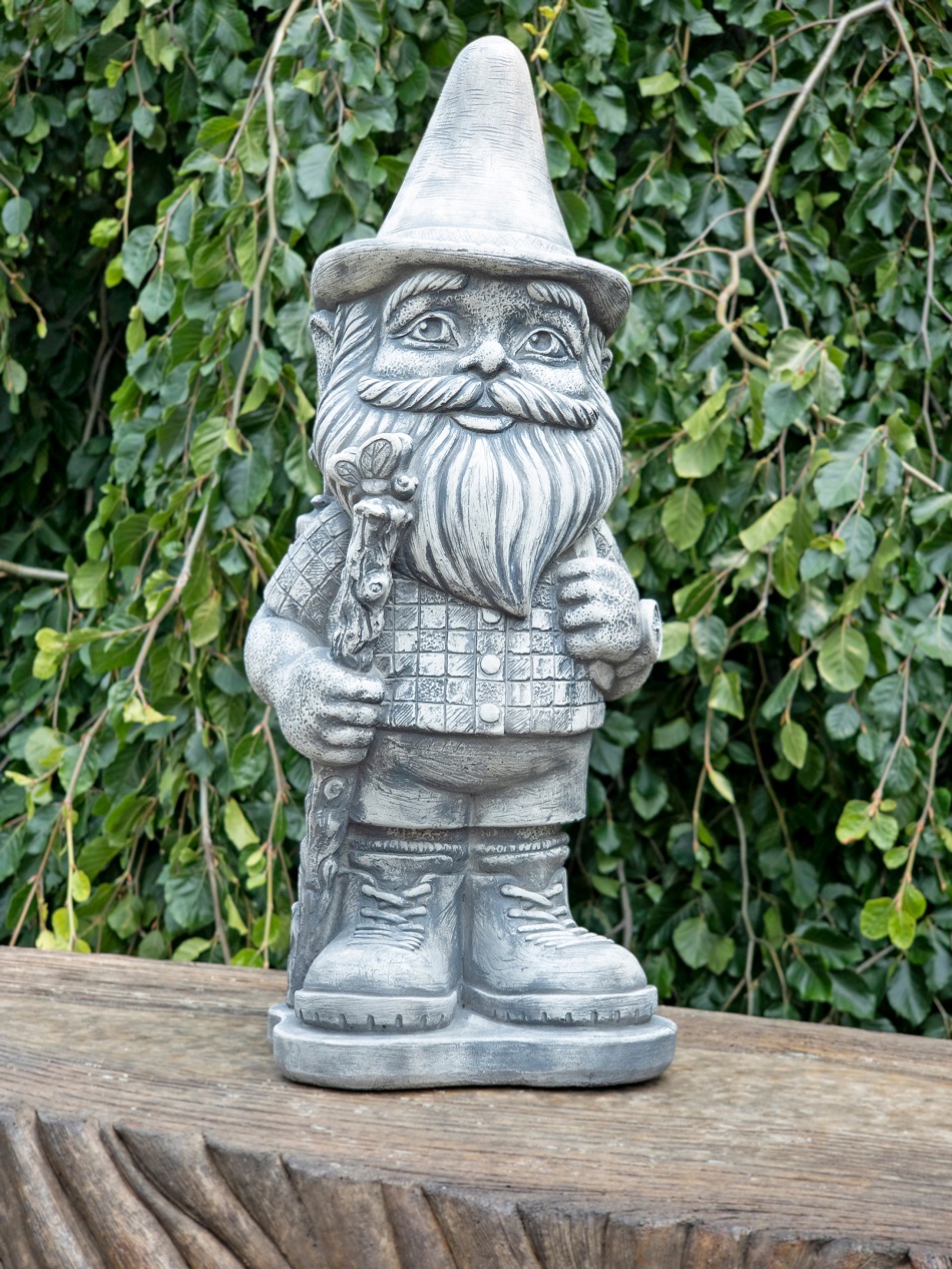 Hiker Garden Gnome