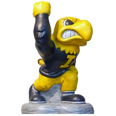 Iowa Herky the Hawk College Mascot