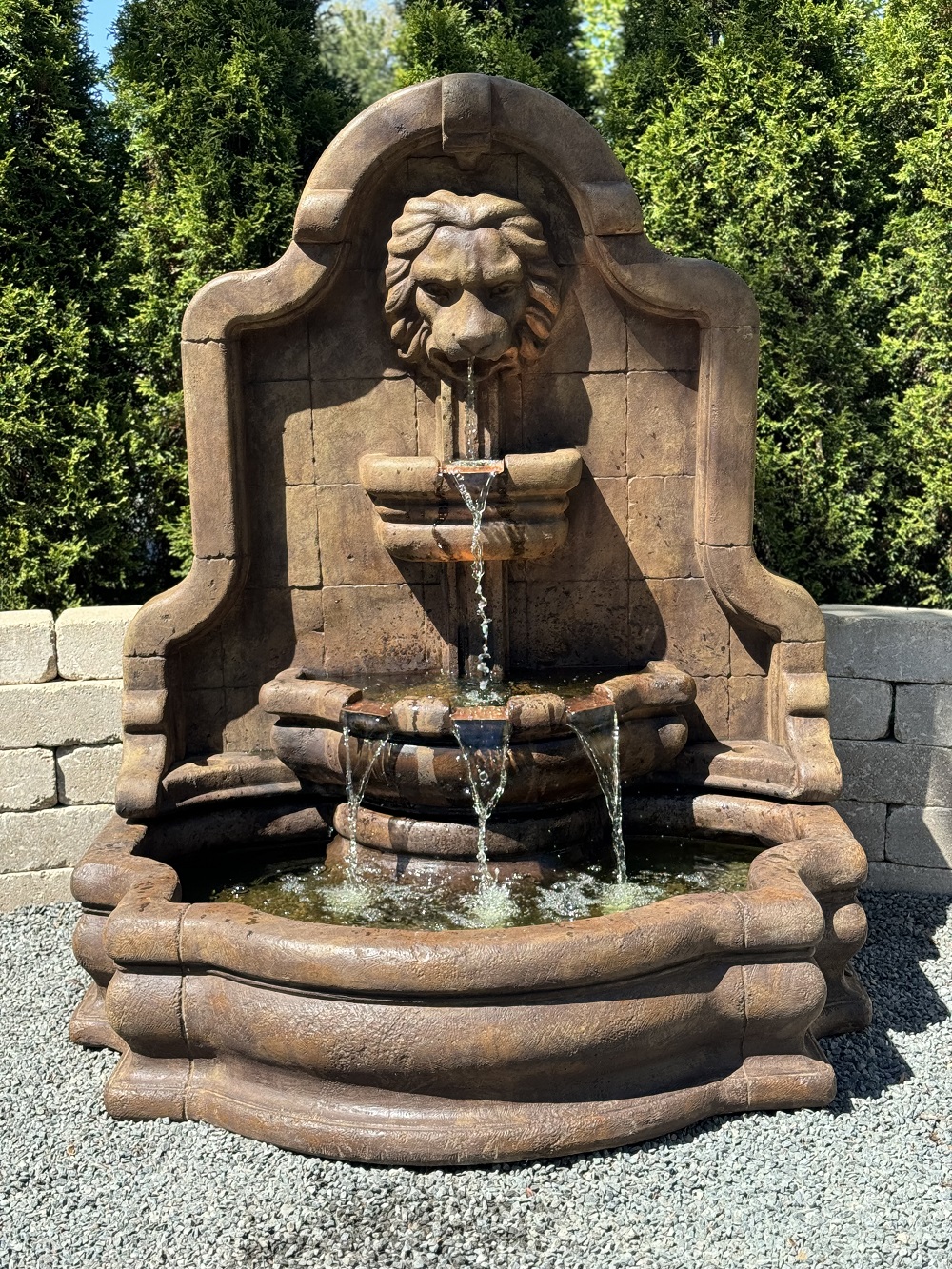 Lion Face Terrazzo Bella Fountain