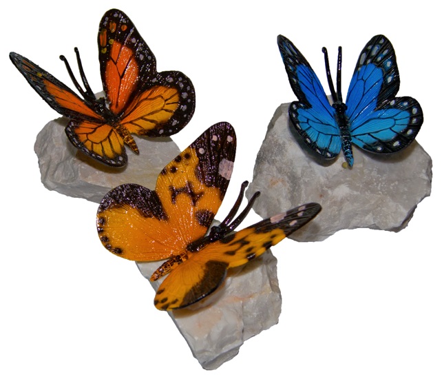 Butterfly Rocks Assortment (case of 6)