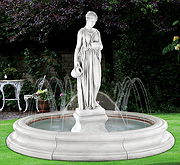 Hebe Fountain with Spray Ring in Toscana Pool (original surrounds)